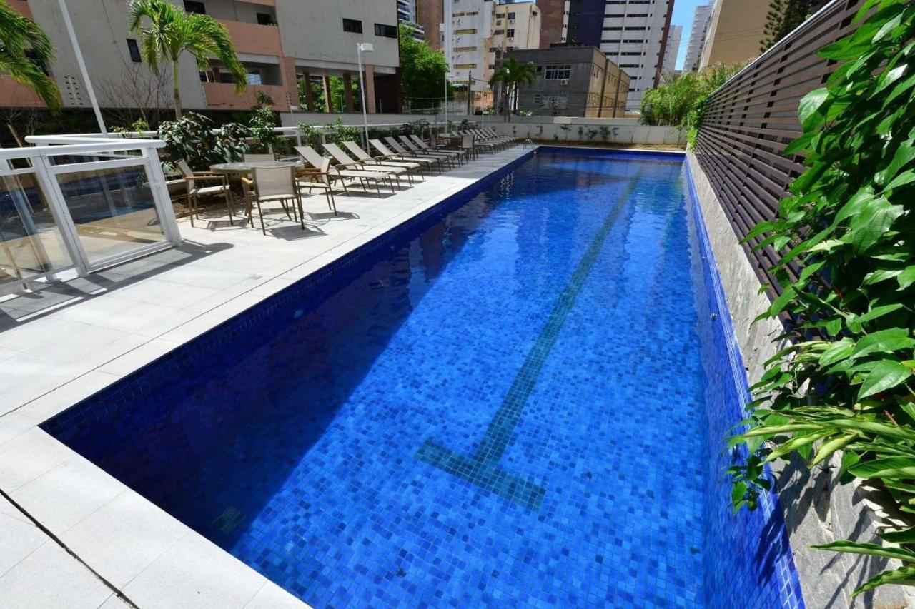 Flat No Mais Novo Edificio Conceito Com Linda Vista Mar !!! Leilighet Fortaleza  Eksteriør bilde